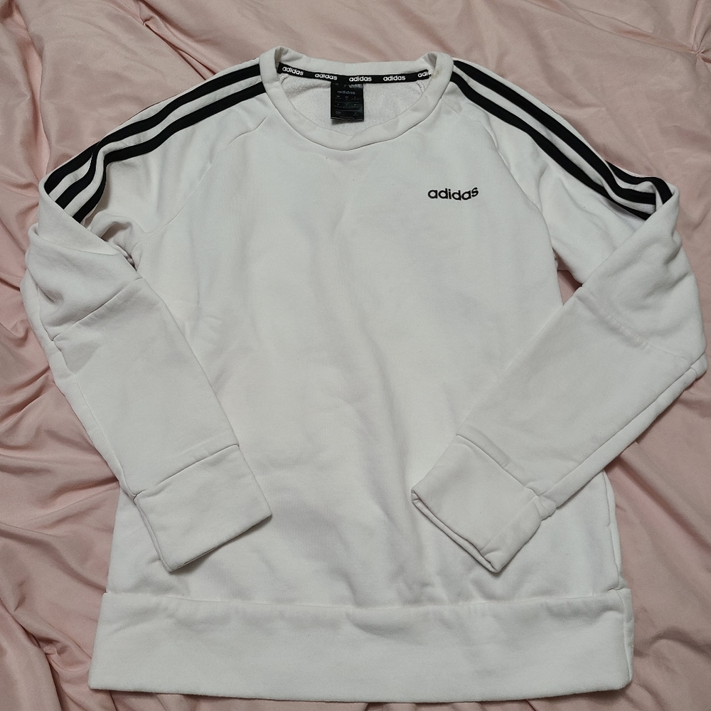 3 stripe Adidas pullover